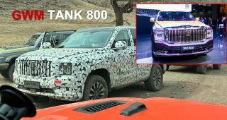 TANK 800 รถ SUV ดีไซน์หรู จาก GWM เผยภาพหลุดล่าสุด และข้อมูลบางส่วน ก่อนเปิดตัวปลายปี 2024 นี้