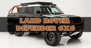 "Apocalypse World Ender" : เปลี่ยน Land Rover Defender ให้กลายเป็นรถ 6 ล้อสุดแกร่ง พร้อมสไตล์ออฟโรดขั้นสุด