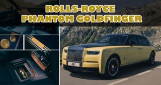 รถหรู “Goldfinger” Phantom คันเดียวในโลก กับทองแท้ซ่อนอยู่ในคอนโซล!