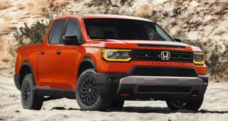 Honda Ridgeline ใหม่ อาจมีดีไซน์ประมาณนี้ ?
