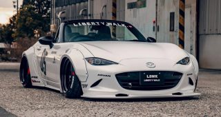 Liberty Walk กับ Mazda MX-5 ND Widebody ชุดแต่งสุดโหด โหลดเตี้ยติดพื้น