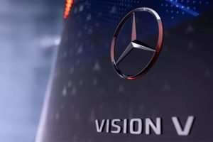 Mercedes-Benz Vision V ว่าที่รถตู้ไฟฟ้าหรู 500 กม./ชาร์จ!