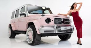 Mercedes-Benz G-Class ออฟโรดสุดหรู สีชมพูสุดหวาน จาก Carlex Design