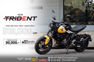 ใหม่ TRIUMPH TRIDENT 660 2025-2026 ราคา ไทรอัมพ์ ไทรเดนท์ 660 ตารางผ่อน-ดาวน์