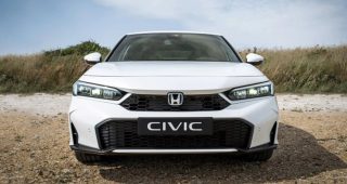 Honda Civic ปี 2026 ในยุโรป ปรับโฉมใหม่! หล่อคมขึ้น