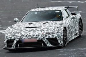 Lexus LFR ว่าที่ซูเปอร์คาร์ตัวแทน LFA ถูกเผยภาพขณะทดสอบ ทั้ง 3 เวอร์ชัน คาดใช้ขุมพลังไฮบริด V8 4.0 ลิตร ทวินเทอร์โบ อาจเปิดตัวปลายปี 2025