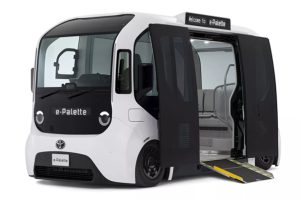 Toyota e-Palette รถ Shuttle Bus EV อเนกประสงค์สุดล้ำ วิ่งได้ไกล 250 กม./ชาร์จ
