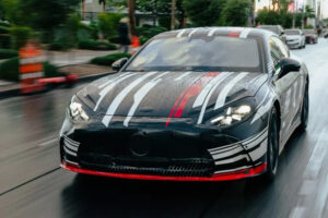 Mercedes-AMG Hyper Sedan ใหม่ โชว์ตัวเกือบเต็มลำกลางงาน Las Vegas Grand Prix!