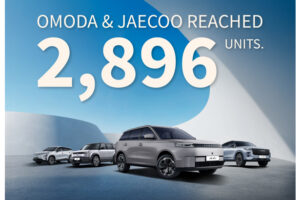 JAECOO คว้าอันดับ 1 ยอดจดทะเบียนรถยนต์ไฟฟ้าในไทย ประจำเดือนพฤศจิกายน 2568