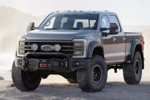 Ford Super Duty FXL เวอร์ชันแต่งจาก AEV รถกระบะไซซ์ยักษ์ ใส่ยาง 40 นิ้ว พร้อมวินช์ที่ดึงได้หนักถึง 20,000 ปอนด์