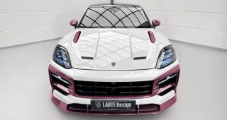 Porsche Cayenne ชุดแต่งสายหวาน สีชมพู! งานใหม่จาก Larte Design