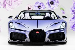 Bugatti W16 Mistral Caroline ซูเปอร์คาร์แต่งพิเศษ "ธีมดอกไม้" ที่เป็นจดหมายรักจากพ่อถึงลูกสาว