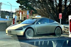 Robotaxi เริ่มมาแล้ว Tesla Cybercab ตัวทดสอบถูกจับภาพครั้งล่าสุด