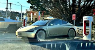 Robotaxi เริ่มมาแล้ว Tesla Cybercab ตัวทดสอบถูกจับภาพครั้งล่าสุด