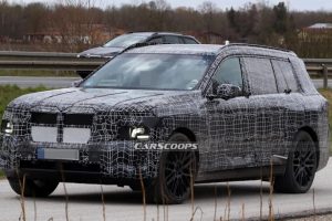 BMW iX7 รถ SUV ไฟฟ้า โผล่ทดสอบอีกครั้ง อาจเปิดตัวปี 2027
