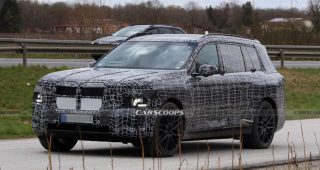 BMW iX7 รถ SUV ไฟฟ้า โผล่ทดสอบอีกครั้ง อาจเปิดตัวปี 2027