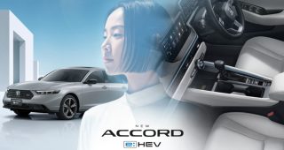 Honda Accord e:HEV ใหม่! สปอร์ตพรีเมียมหรูขึ้น กับสีเทาเออร์เบินและห้องโดยสารสีขาว พร้อมโปรแรง รับสิทธิพิเศษมูลค่า 90,000 บาท หรือ ดอกเบี้ย 0% + เติมน้ำมัน 20,000 บาท