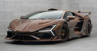Mansory จัดหนัก Lamborghini Revuelto แต่งคันเดียวในโลก ชื่อ Carbonada Damask X คาร์บอนไฟเบอร์สีน้ำตาลทั้งคัน