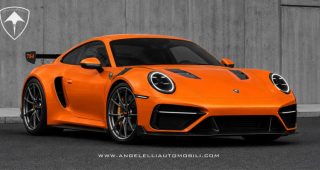 "แหวกแนว! สำนักแต่งอิตาลีจับ Porsche 911 ดัดแปลงวางเครื่องกลางลำ Project 754 แรง 800 แรงม้า"