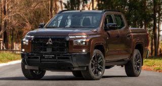 เปิดตัว Mitsubishi Triton รุ่นพิเศษ BF///MS โทนสีน้ำตาล พร้อมโลโก้รูปม้าสุดเท่ และล้อ 20 นิ้ว