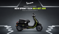 ใหม่ New Vespa Sprint Tech 180 i-Get ABS 2026-2027 ราคา ตารางผ่อน-ดาวน์
