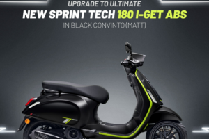 ใหม่ New Vespa Sprint Tech 180 i-Get ABS 2026-2027 ราคา ตารางผ่อน-ดาวน์