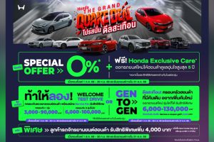 Honda ยกทัพ e:HEV และ EV! จัดโปรใหญ่ พร้อมเปิดทดลองขับ Honda Super-ONE ที่งาน Big Motor Sale 2026