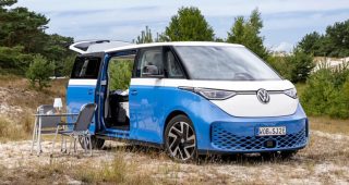 รถตู้ไฟฟ้าสายแคมป์! Volkswagen ID. California Cruise ใหม่ จัดเต็มเตียงพับในตัว