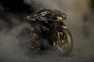 Aston Martin AMB 002 มอเตอร์ไซค์เฟรมไทเทเนียม เครื่อง V-Twin เทอร์โบ 130 แรงม้า