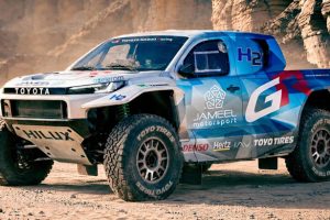 Toyota DKR GR FC Hilux รถกระบะแข่ง Dakar Rally ขุมพลังไฮโดรเจน FCEV 100%