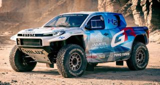 Toyota DKR GR FC Hilux รถกระบะแข่ง Dakar Rally ขุมพลังไฮโดรเจน FCEV 100%