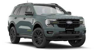 รุ่นพิเศษใหม่! Ford Everest Wolftrak สีเขียวใหม่ ยัดออปชันสายลุยลากจูง
