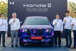 รถไฟฟ้า Honda 0 Alpha วิ่งไกล 500 กม. เตรียมผลิตขายจริง 2 ธันวาคม 2026