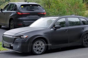 พรางตัวถัง CX-90! Mazda EV ใหม่ ซุ่มทดสอบแพลตฟอร์มไฟฟ้า
