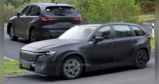 พรางตัวถัง CX-90! Mazda EV ใหม่ ซุ่มทดสอบแพลตฟอร์มไฟฟ้า