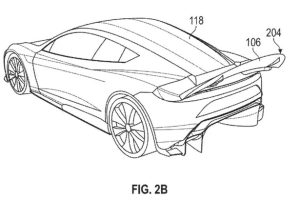 ภาพหลุดสิทธิบัตร! Tesla Roadster ยัดสปอยเลอร์ไฟฟ้า กดแรง 700 กก.