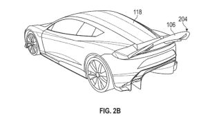 ภาพหลุดสิทธิบัตร! Tesla Roadster ยัดสปอยเลอร์ไฟฟ้า กดแรง 700 กก.